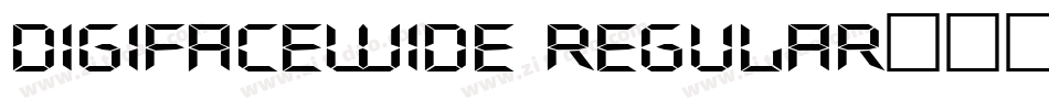 DigifaceWide Regular手机版字体转换